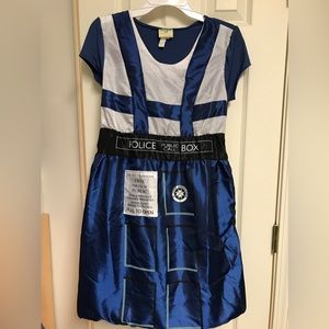Tardis teen girl dress costume cosplay med